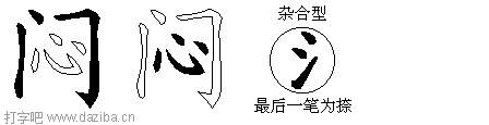 闷的五笔拆分图,闷的五笔字根表