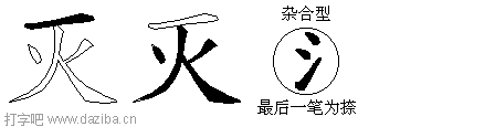 灭的五笔拆分图,灭的五笔字根表