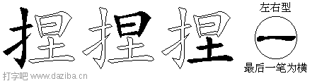 捏的五笔拆分图,捏的五笔字根表