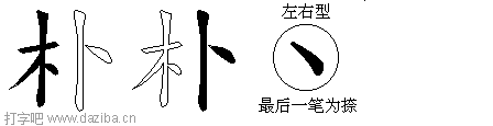 朴的五笔拆分图,朴的五笔字根表