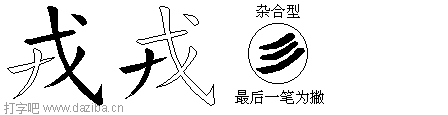 戎的五笔拆分图,戎的五笔字根表