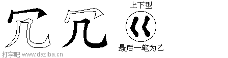冗的五笔拆分图,冗的五笔字根表