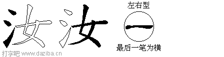 汝的五笔拆分图,汝的五笔字根表