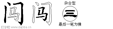 闯的五笔拆分图,闯的五笔字根表