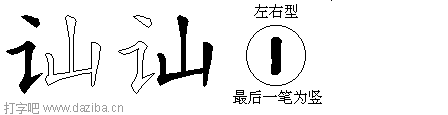 讪的五笔拆分图,讪的五笔字根表