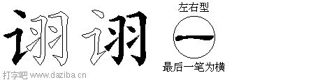 诩的五笔拆分图,诩的五笔字根表