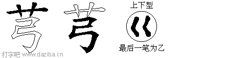 芎的五笔拆分图,芎的五笔字根表