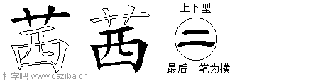 茜的五笔拆分图,茜的五笔字根表