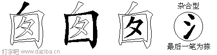 囱的五笔拆分图,囱的五笔字根表