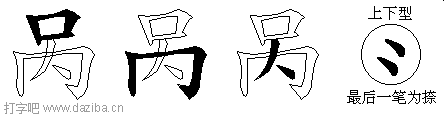 呙的五笔拆分图,呙的五笔字根表