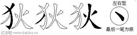 狄的五笔拆分图,狄的五笔字根表