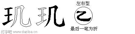 玑的五笔拆分图,玑的五笔字根表