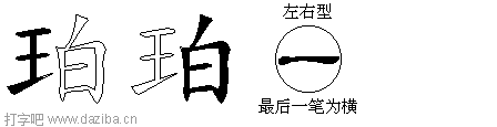 珀的五笔拆分图,珀的五笔字根表