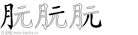 朊的五笔拆分图,朊的五笔字根表