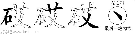 砹的五笔拆分图,砹的五笔字根表