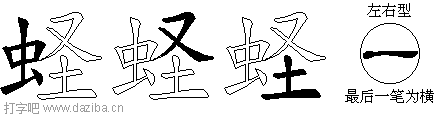 蛏的五笔拆分图,蛏的五笔字根表