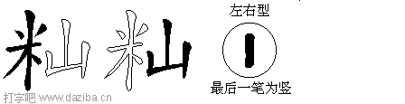籼的五笔拆分图,籼的五笔字根表