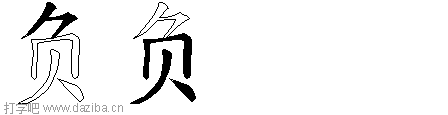 负的五笔拆分图,负的五笔字根表
