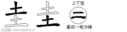 圭的五笔拆分图,圭的五笔字根表